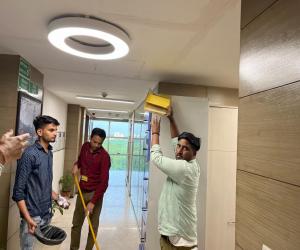 Extensive cleaning of DSIR office premises